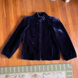 Jordache Midnight Blue Fur Coat